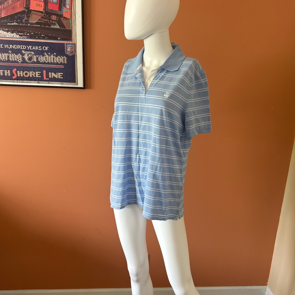 BROOKS BROTHERS “Golden Fleece Performance Polo” light blue women’s polo - Picture 4 of 12